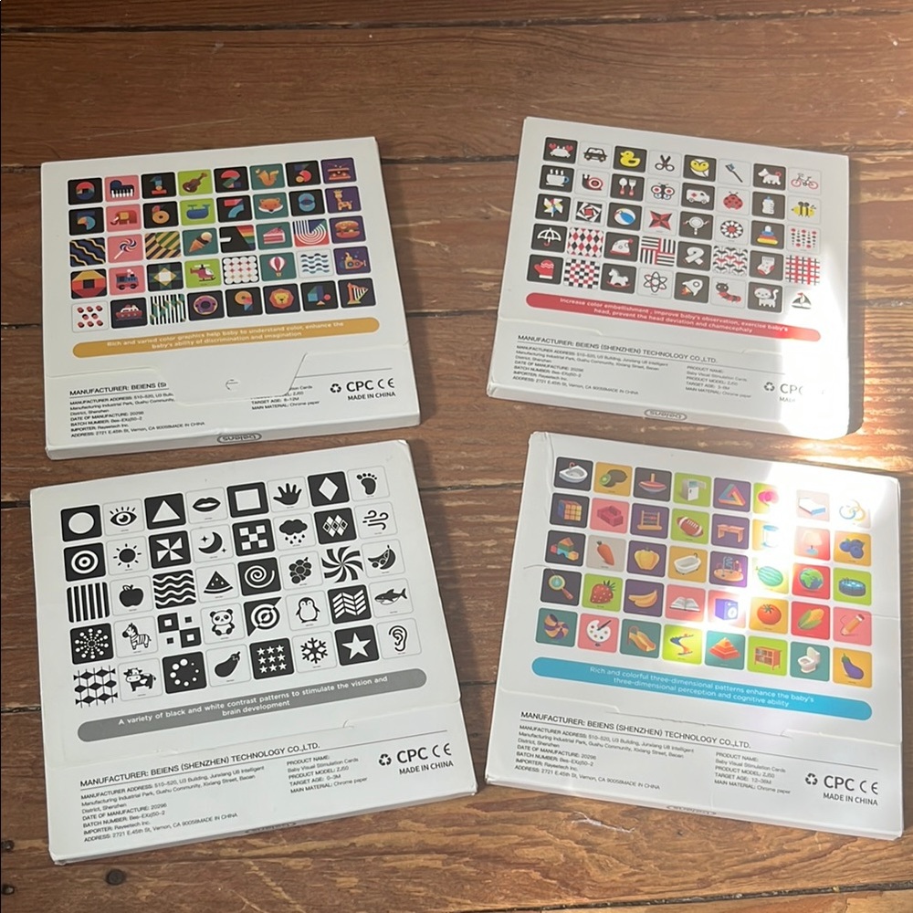 Beiens Visual Stimulus Cards - Multicolor - Picture 2 of 2